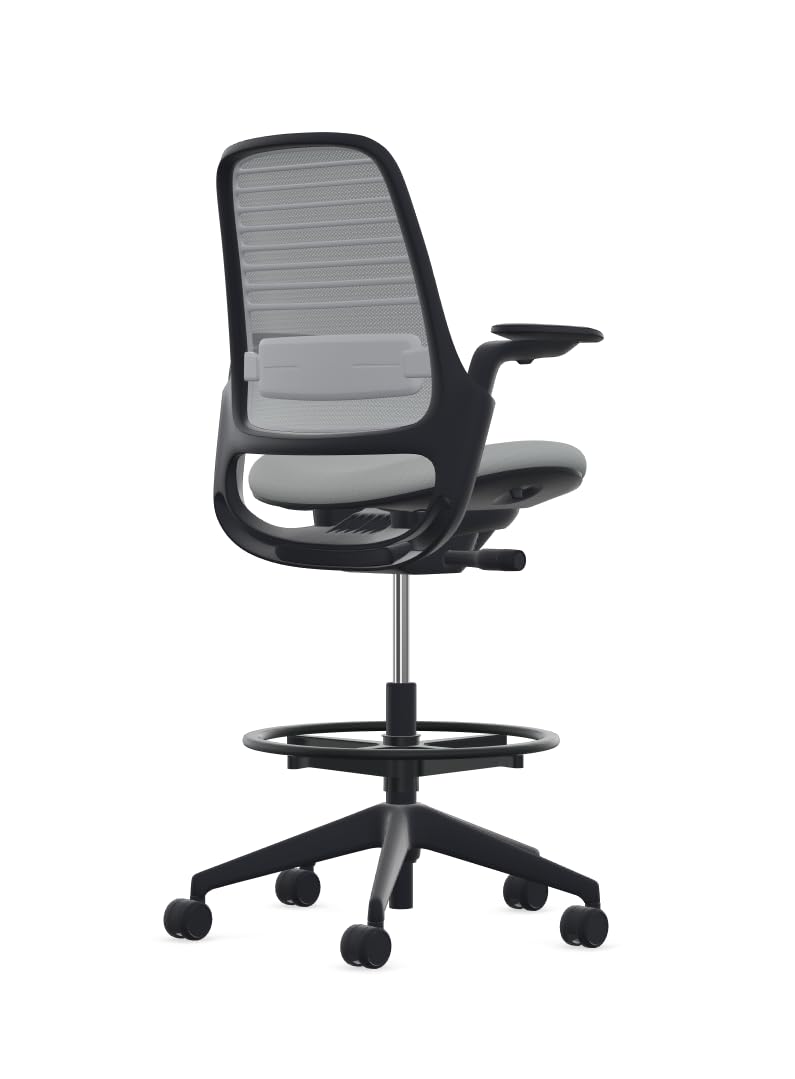 Amazon.com: Steelcase Series 1 Stool Chair, Graphite Frame with 3D